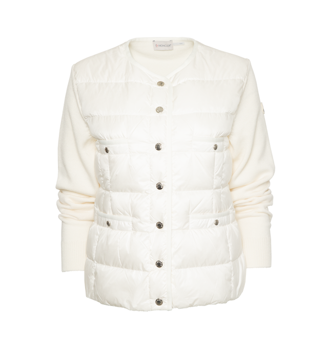 PADDED WOOL CARDIGAN (WOMENS)