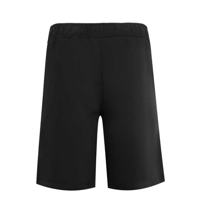 Image 2 of 3 - BLACK - AMIRI MA Chateau Short featuring a drawstring elasticated waistband, logo on leg and side seam pockets. 100% cotton. Made in Italy.
