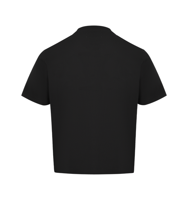Image 2 of 2 - BLACK - AMIRI Club Amiri Oversized Tee featuring pull-on styling, crewneck, front and back printed design, short sleeves and heavyweight jersey fabric. 100% cotton. Made in Italy.