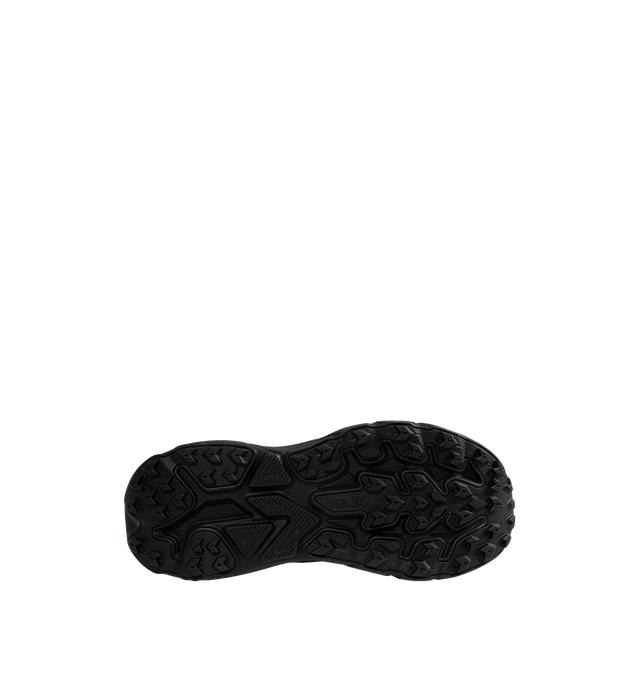 Image 4 of 5 - BLACK - HOKA Challenger 8 GTX Sneaker featuring GORE-TEX Invisible Fit membrane, reflective details, 100% rRPET engineered mesh, 3D screenprinted toe cap, multi-directional 4mm lugs, heel loop and EVA midsole.