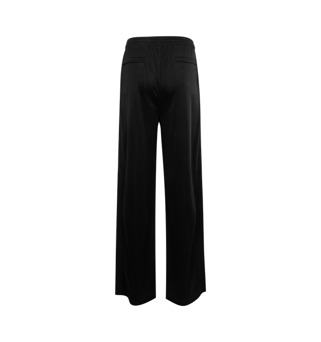 Image 2 of 3 - BLACK - GIVENCHY Wide Jogger Pants featuring elastic waist, piping detail on the sides, two side pockets and two back pockets and wide legs. 94% viscose, 6% elastane. 