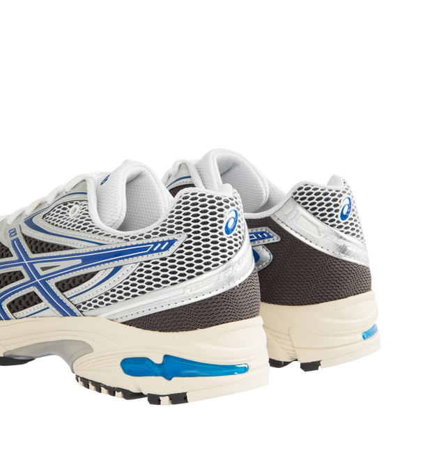 Image 3 of 5 - BLUE - ASICS Gel-DS Trainer 14 Sneaker featuring asymmetric upper construction, breathble mesh underlays, rearfoot GEL technology, improves impact absorption and TRUSSTIC support system.