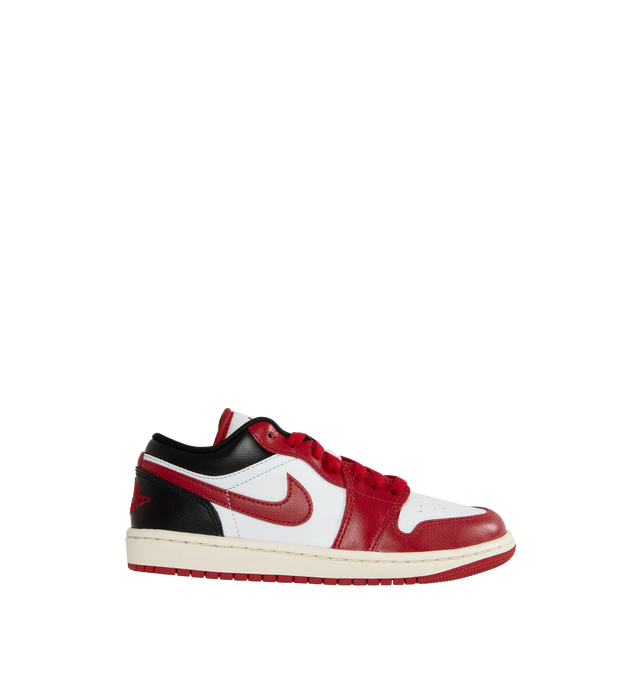Image 1 of 5 - MULTI - JORDAN Air Jordan 1 Low featues encapsulated Air-Sole unit, genuine leather in the upper and solid rubber outsole.