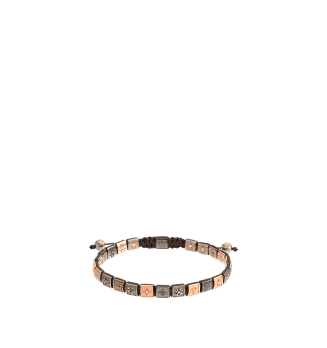 Image 1 of 2 - MULTI - Shamballa Jewels 6mm Lock Bracelet, an embodiment of luxury and precision. This stunning bracelet combines black and white diamonds seamlessly set black rhodium-plated rose gold. Size XL measures 6.9 inches. Hirshleifers offers a range of pieces from this collection in-store. For personal consultation and detailed information about jewelry, please contact our dedicated stylist team at personalshopping@hirshleifers.com.