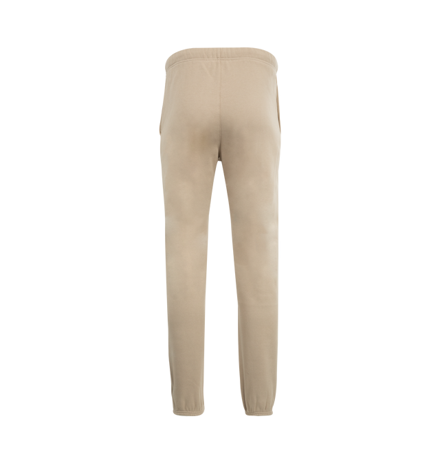 Image 2 of 3 - BROWN - FEAR OF GOD Vintage Sweatpant featuring an encased elastic waistband and bottom hem, elongated drawstrings, side seam pockets and front center translucent rubberized label. 80% cotton, 20% polyester fleece.