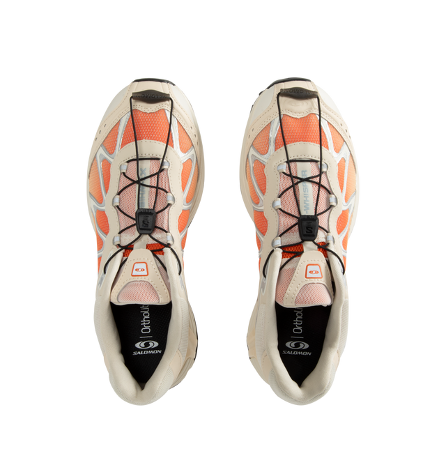 Image 5 of 5 - MULTI - SALOMON XT-Whisper Sneakers featuring slip-on styling with pull-cord closure, logo detail on tongue and back counter, anti-debris tongue for extra level of protection and padded low-cut collar.