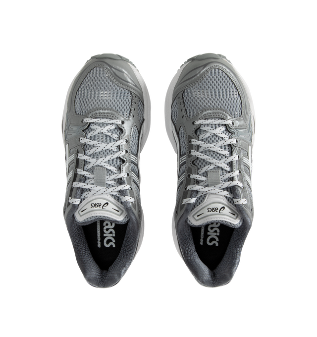 Image 5 of 5 - GREY - ASICS H Beauty & Youth Gel-Kayano 14 Sportstyle Shoes are lace-up style with rip-stop underlays, GEL cushioning, and TRUSSTIC support system. Unisex style in men's sizing.