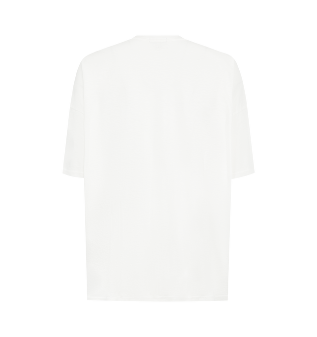 Image 2 of 2 - WHITE - R13 Eye Roll Boy T featuring crew neck, short sleeves, printed text on front and relaxed fit. Cotton.