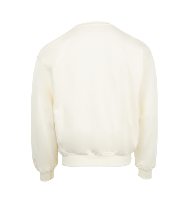 Image 2 of 2 - WHITE - ONE OF THESE DAYS Stampede Crewneck featuring crewneck, ribbed cuffs and hem, long sleeves, relaxed fit and graphic print on front. 100% cotton.