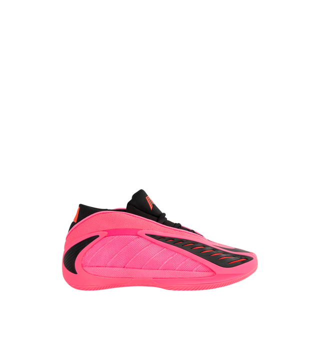 Image 1 of 5 - PINK - ADIDAS Anthony Edwards 2 Sneaker featuring regular fit, laces, textile upper, textile sockliner, BOOST midsole, LIGHTSTRIKE technology and rubber outsole.