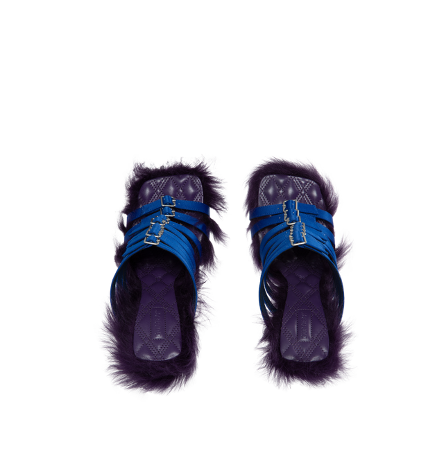 SATIN FEATHER SANDAL