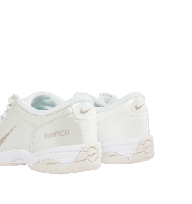 Image 3 of 5 - WHITE - NIKE T90 Sneaker featuring an OG quilted upper, asymmetrical lacing, synthetic upper, branded details, foam midsole and a flat rubber outsole.