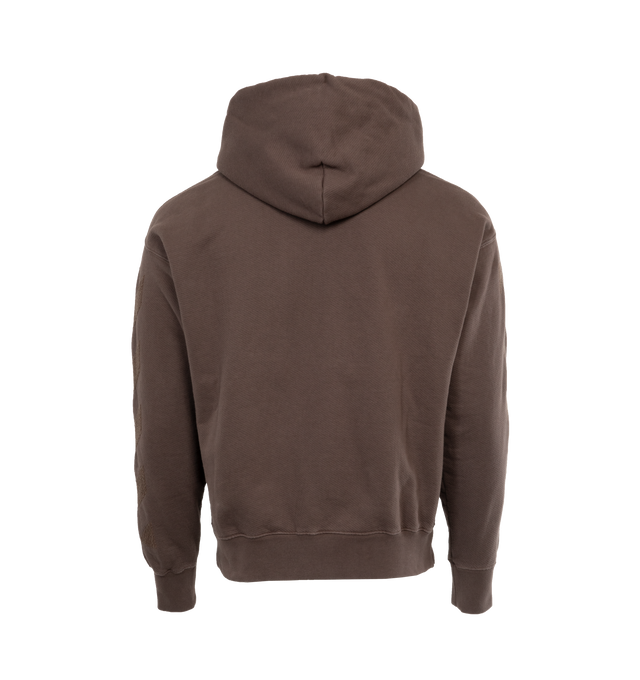 Image 2 of 4 - BROWN - OFF-WHITE CORNELY DIAGS SKATE HOODIE is printed with the brand's logo in small text on the front, has a kangaroo pocket with a hood and is cut from soft cotton-jersey for a loose fit. 100% cotton. 