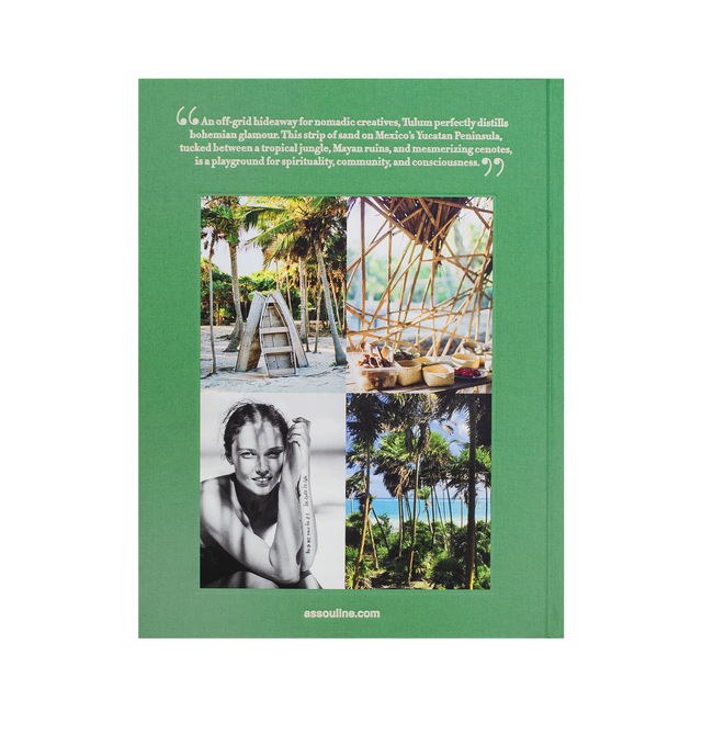 Image 3 of 4 - MULTI - Assouline Books Tulum Gypset by Author Julia Chaplin. Linen hardcover book with 280 pages featuring over 200 illustrations. Language: English. Dimensions: W 10 x L 13 x D 1.5. A hub for barefoot bohemians and glamorous goddesses, Tulum is a Mayan hideaway that perfectly distills the gypset lifestyle. An off-grid escape for nomadic creatives, it is a playground for spirituality and community. This tiny, idyllic eight-mile strip of sand on Mexicos Yucatn Peninsula is tucked between a t