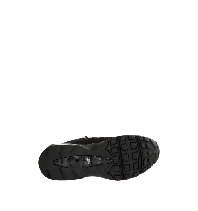 Image 4 of 5 - BLACK - NIKE Air Max 95 OG Sneaker featuring visible Max Air cushioning, flex grooves in the midsole and outsole and lace up closure.
