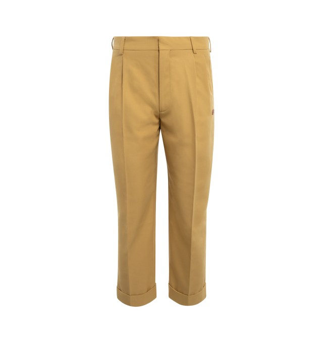 LACOSTE X LE FLEUR TAPERED PLEAT PANTS (UNISEX)