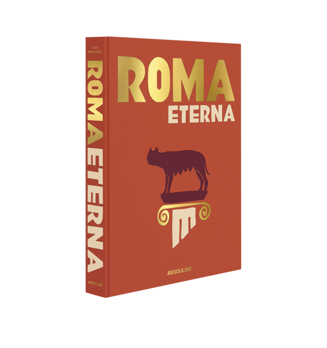 Image 1 of 4 - ORANGE - Assouline Roma Eterna is a luxury coffee table book that celebrates the timeless grandeur, rich history, and vibrant contemporary culture of Rome through captivating photography and engaging storytelling. Written by James Horncastle with a foreword by Cesare Cunaccia, this designer linen hardcover book explores the Eternal City's iconic landmarks, celebrated cuisine, fashion, art, and hidden neighborhoods, offering an immersive portrait of one of the world's most enduring cultural ca