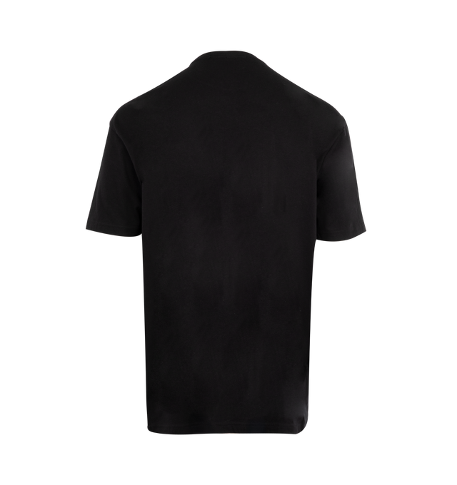 Image 2 of 2 - BLACK - COUT DE LA LIBERTE Freddie La Gentlemens Club Tee featuring crew neck, short sleeves, regular fit and print on front. Cotton.
