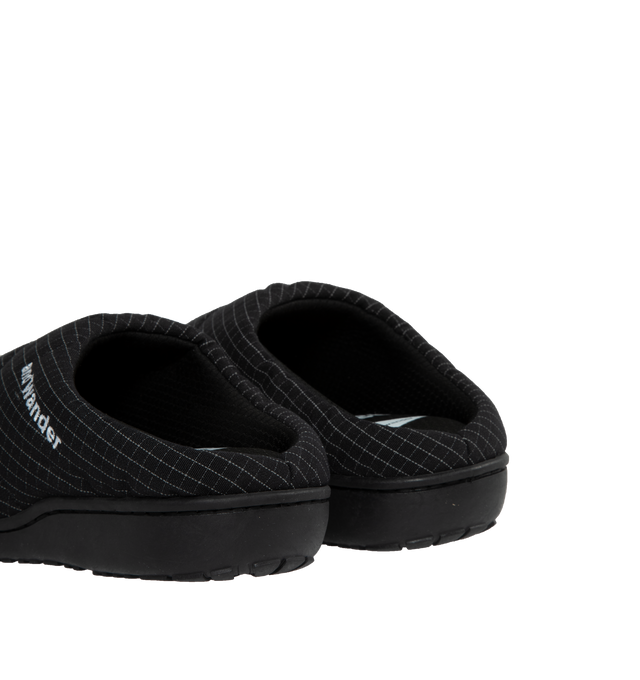 Image 3 of 4 - BLACK - And Wander X Subu practical round-toe slippers, made from waterproof Ecopak fabric with reflective thread for visibility during the night. Polyester, Ecopak upper, rubber sole. 