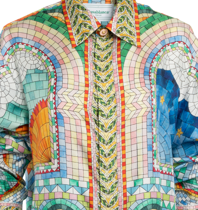 LONG SLEEVE SILK SHIRT (WOMENS)