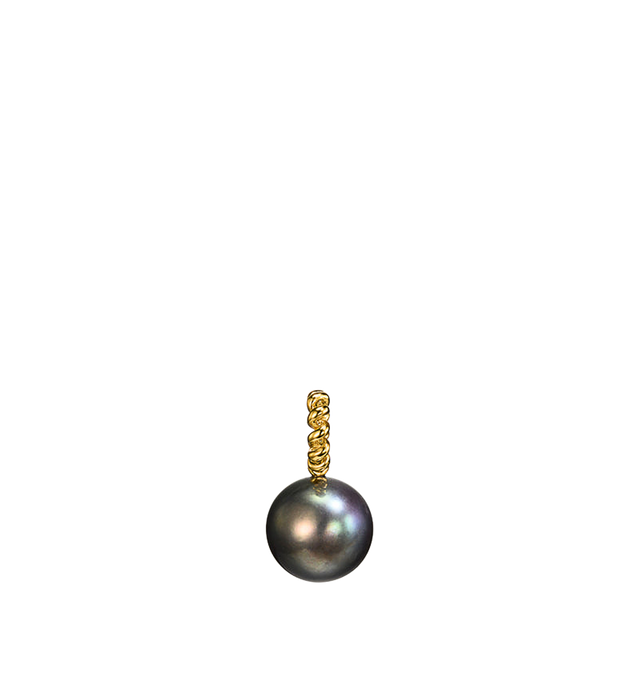 Image 1 of 2 - GREY - Boochier Grey Pearl Yellow Gold Beaching Pendant is crafted from 18k yellow gold and features a luminous 12 mm grey freshwater pearl suspended from the brand's playful Beaching collection design. Blending whimsical charm with refined craftsmanship, this pendant offers an elegant accent that can be worn alone or layered with other Boochier necklaces. Main Material: 18k Yellow Gold. Stone: 12 mm Grey Freshwater Pearl. tHirshleifers offers a range of pieces from this collection in-store.