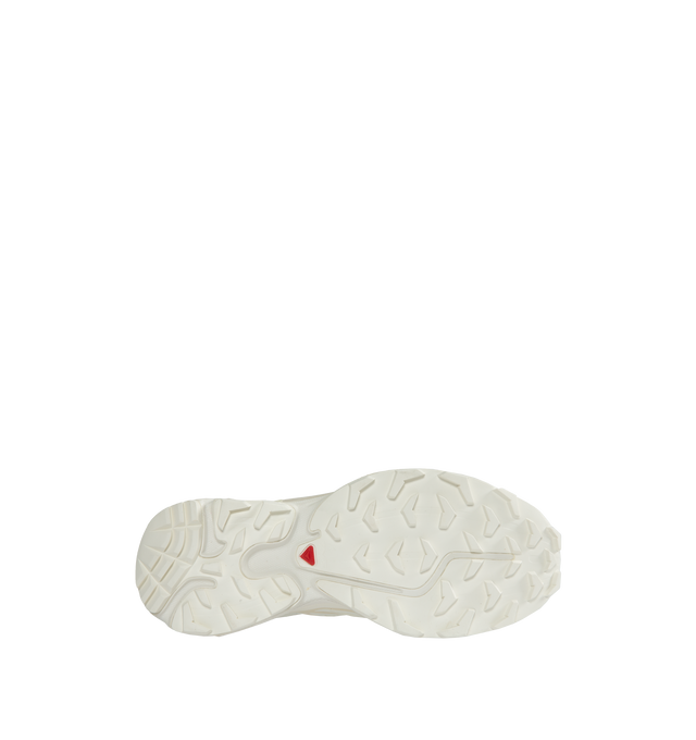 Image 4 of 5 - WHITE - SALOMON XT-6 Sneaker featuring Quicklace closure offers one-pull tightening, removable OrthoLite insole, SensiFit + EndoFit construction, Agile Chassis System (ACS) maintains heel-to-toe stability on distance runs, Contagrip MA tread, textile and synthetic upper and lining/rubber sole.