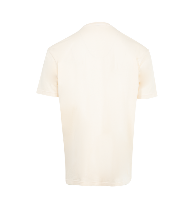 Image 2 of 2 - WHITE - COUT DE LA LIBERTE Freddie Friend of the Devil Tee featuring crew neck, short sleeves, regular fit and print on front. Cotton.