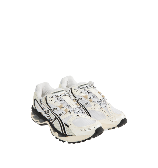 Image 2 of 5 - WHITE - ASICS Gel-Nimbus 10.1 Sneaker featuring asymmetric mesh upper, TRUSSTIC system, EVA foam midsole and GEL technology.