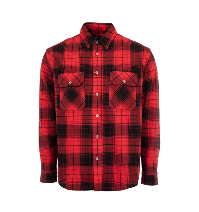 PLAID FLANNEL SHIRT