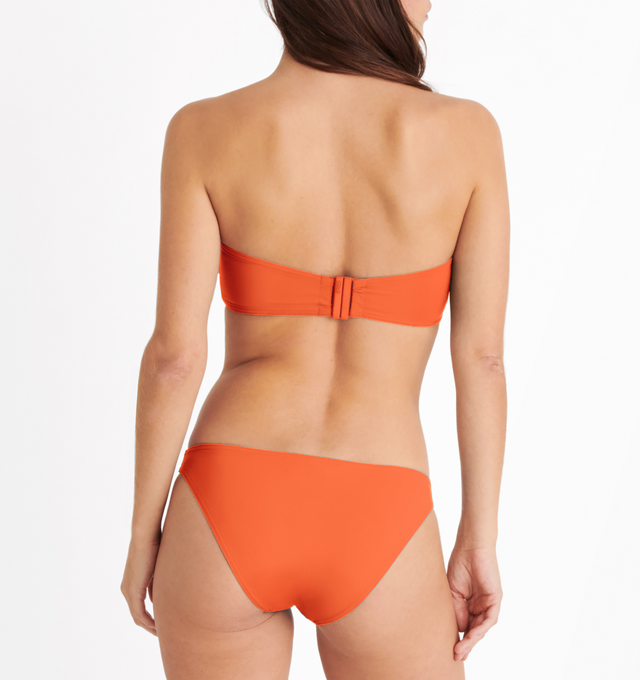Image 5 of 6 - ORANGE - ERES Fripon classic bikini brief bottoms. 77% Polyamid, 23% Spandex. Made in Italy. 