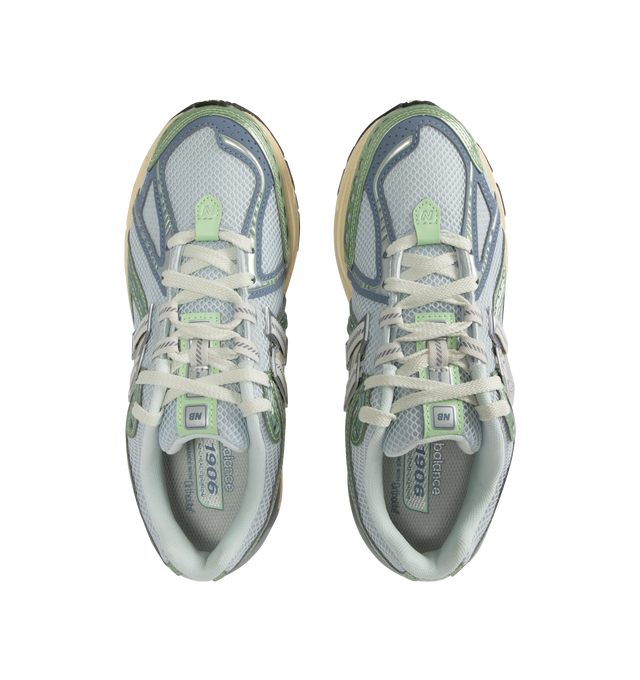 Image 5 of 5 - BLUE - NEW BALANCE 1906R Sneaker featuring ACTEVA LITE midsole cushioning, ABZORB SBS heel cushioning, N-ergy outsole provides superior shock absorption, Stability Web outsole technology provides added arch support, TPU heel cage and rubber outsole. Mesh upper with synthetic overlays.