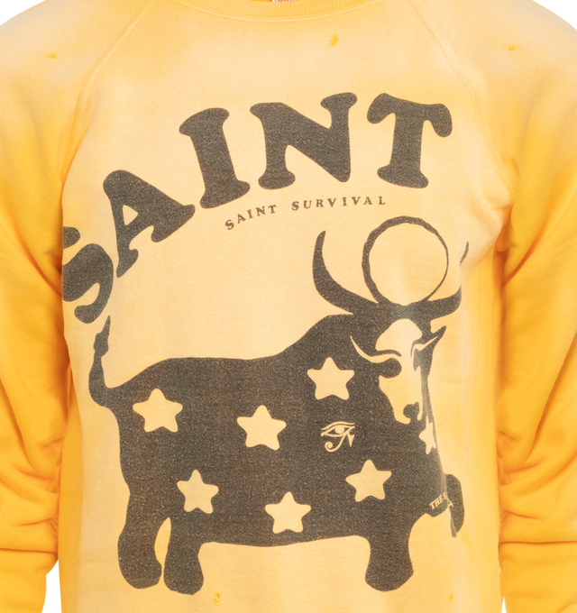 COW CREWNECK SWEATSHIRT