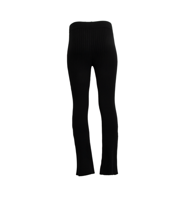 FLARED KNIT TROUSERS (WOMENS)