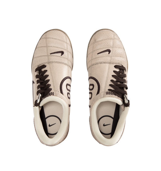 Image 5 of 5 - NEUTRAL - Nike Men's Total 90 Sneaker featuring quilted upper, asymmetrical lacing, flat rubber sole, the upper features Total 90 logos on each side, padded collar, foam midsole and rubber outsole.