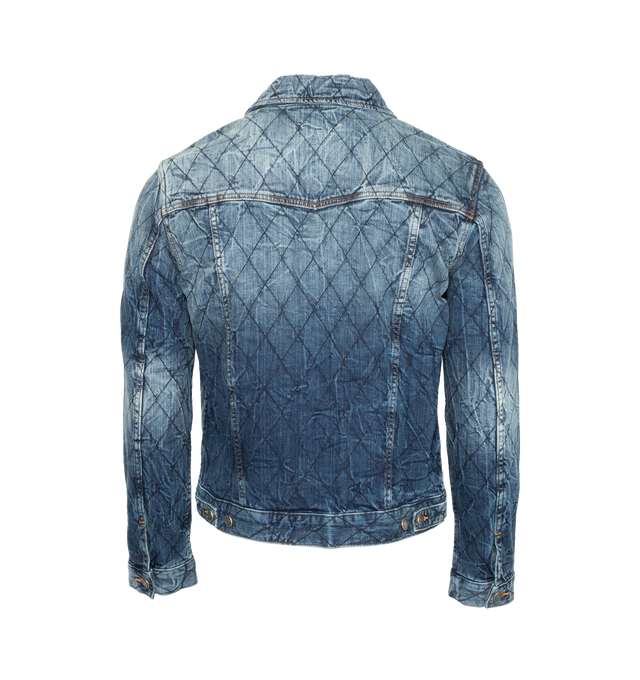 JIMMY QUILTED STRETCH DENIM JACKET (MENS)