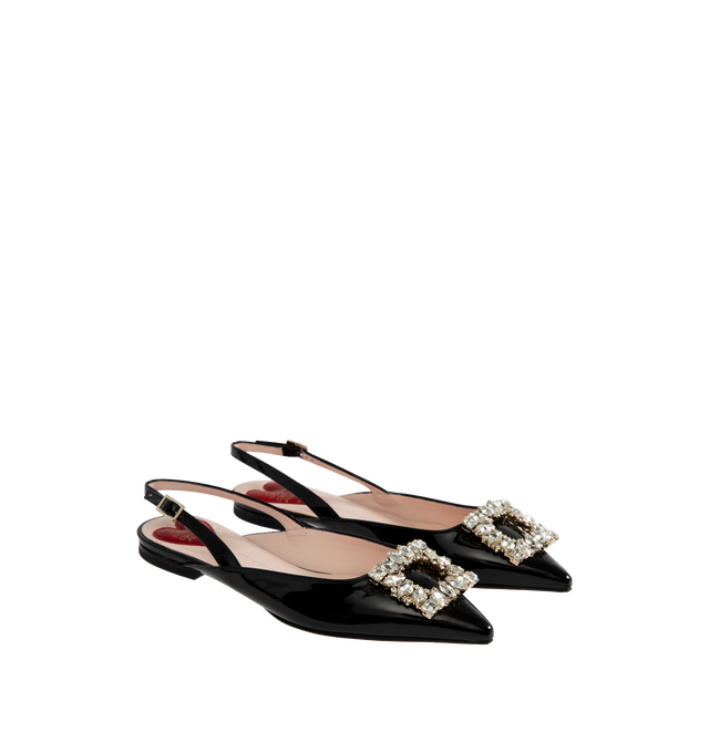STRASS BUCKLE SLINGBACK
