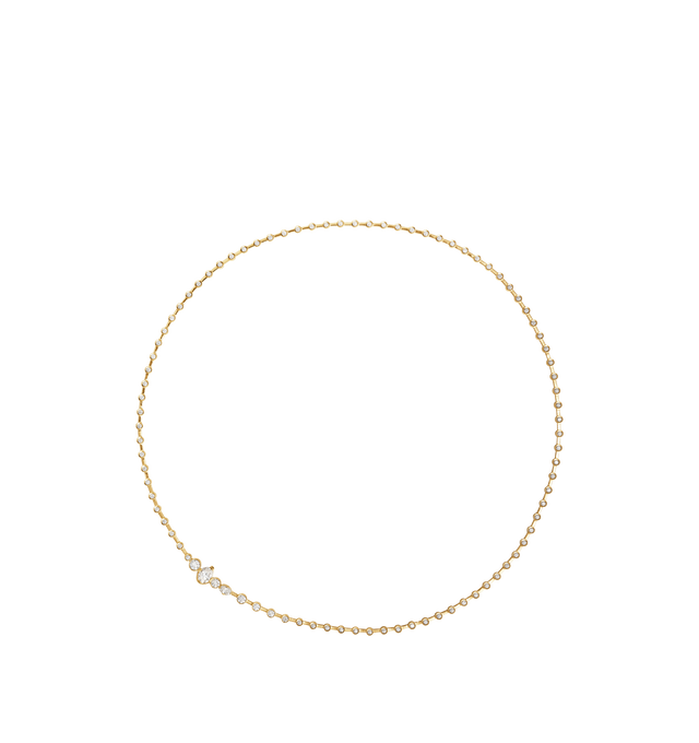Image 1 of 1 - GOLD - SOPHIE BILLE BRAHE Collier de Sky Necklace featuring 18K certified recycled yellow gold with a total of 2.37 carat Top Wesselton VVS diamonds. 42cm. Handmade in Italy.