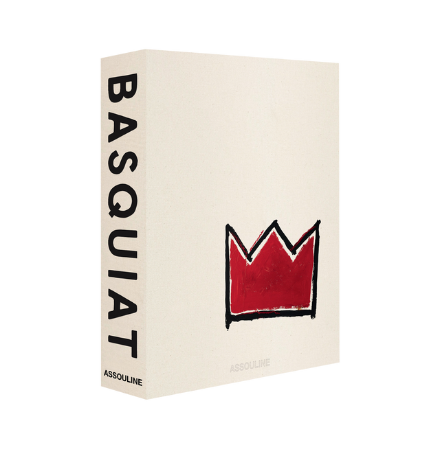 Image 1 of 7 - NEUTRAL - Assouline Basquiat: The World of Jean-Michel is a luxury coffee table book that explores the life, work, and enduring legacy of Jean-Michel Basquiat through rare archival photography, iconic artworks, and insightful commentary from leading contributors. Presented in a handcrafted luxury canvas clamshell case, this Ultimate Collection volume celebrates one of contemporary art's most influential figures, making it an exceptional addition to any art or design library. Hardcover in a Lu