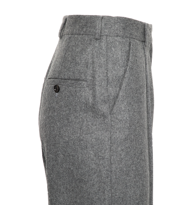 SEWN PLEAT TROUSERS