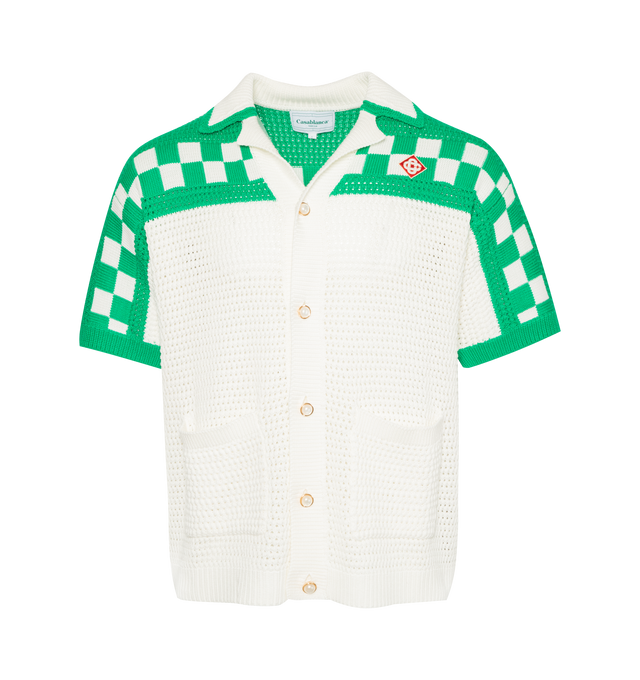 FAUX CROCHET SHIRT