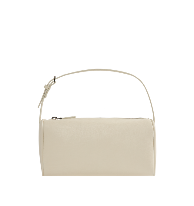 Image 1 of 3 - WHITE - THE ROW 90'S Bag featuring top handle bag in finely grained calfskin leather with softly rounded edges, leather piping and adjustable slim leather strap. Measures 7.7 x 4.5 x 3 in. 100% calfskin leather. Made in Italy.