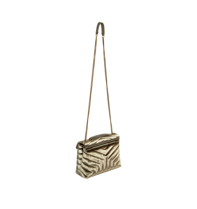 LOULOU SMALL QUILTED VELVET