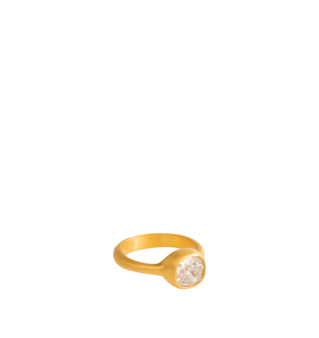Image 1 of 1 - GOLD - Eli Halili Diamond Ring is handcrafted in 22K gold and features a 1.52-carat old mine cushion-cut diamond, showcasing the distinctive faceting and character associated with this historic diamond cut. Designed with Eli Halili's signature artisanal approach, this one-of-a-kind fine jewelry ring pairs the diamond with the warmth and organic character of high-karat gold for a timeless, distinctive aesthetic. Main Material: 22K Gold. Gemstone: 1.52 CT Diamond. Cut: Old Mine Cushion Cut. For