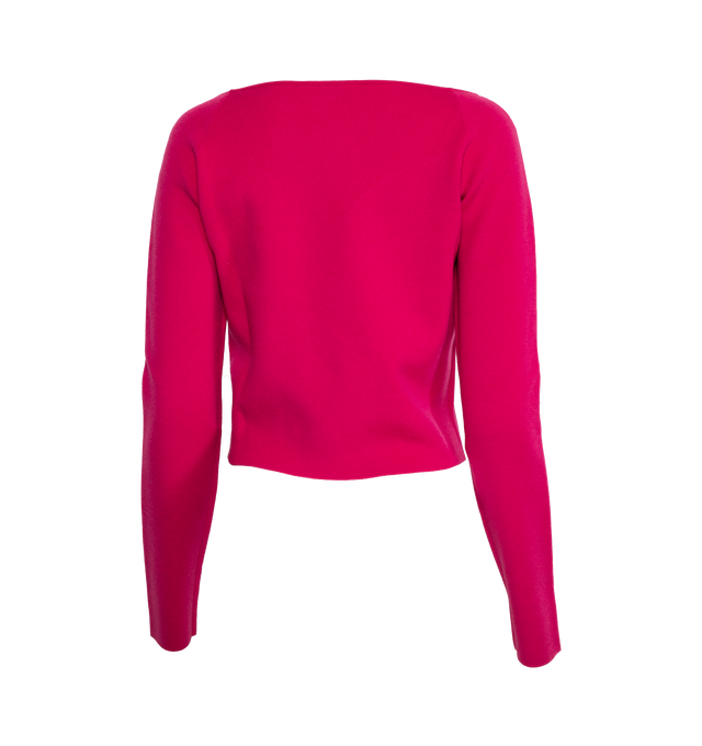 CROPPED SWEETHEART SWEATER