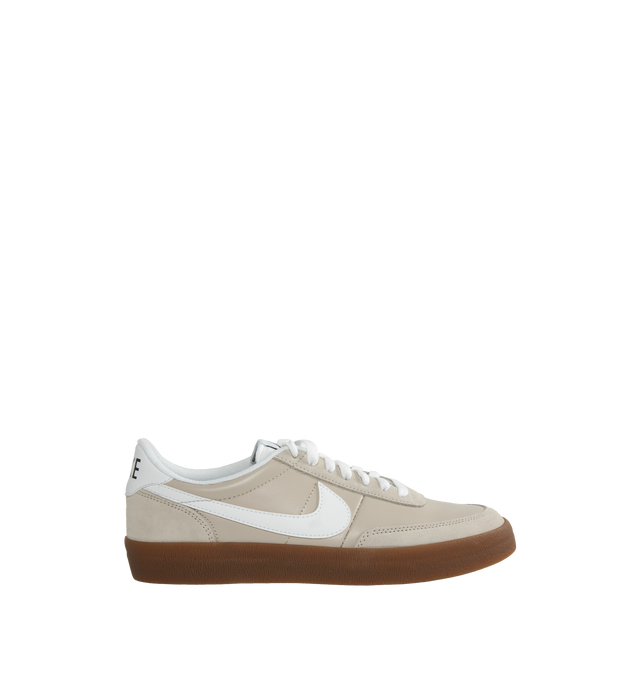 Image 1 of 5 - NEUTRAL - NIKE KILLSHOT 2 has a combination of soft suede  and smooth leather with a perfect sheen that adds depth and durability. The rubber gum sole adds a retro look and durable traction and there is a "NIKE" on the heel and bold Swoosh. 