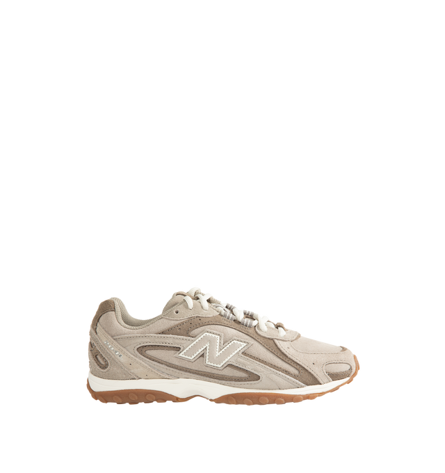 Image 1 of 5 - NEUTRAL - New Balance 204L Unisex sneaker featuring a low-profile silhouette, slim structure of '70s running shoes, tech-inspired texture of premium suede, multi-piece upper with embossed overlay, double-stacked suede 'N' logo, and screen-printed graphics along the saddle. Distinctive outsole with 2000s-inspired strike path and 70s-influenced tread pattern. Outer: Calf Suede 100%, Lining: Fabric 100%, Sole: Polyethylene vinyl acetate (PEVA) 100%. Made in Vietnam. *Unisex style in men's sizing