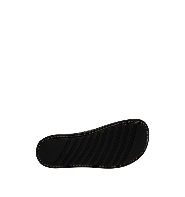 Image 4 of 5 - GREEN - LOEWE Bay Lace-Up Shoe featuring a flexible and lightweight construction with the LOEWE signature asymmetric bulky toe shape, contrast topstitching, lace closure, TPU outsole with enhanced grip and LOEWE fabric tab at the side. Canvas/calf. Made in Italy.