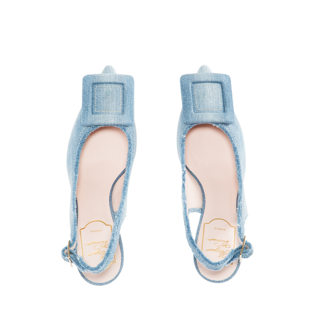 FRINGED WASH DENIM SLING 65