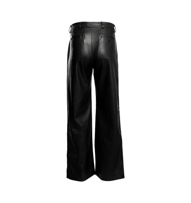 VEGAN PLEATED TROUSER (MENS)