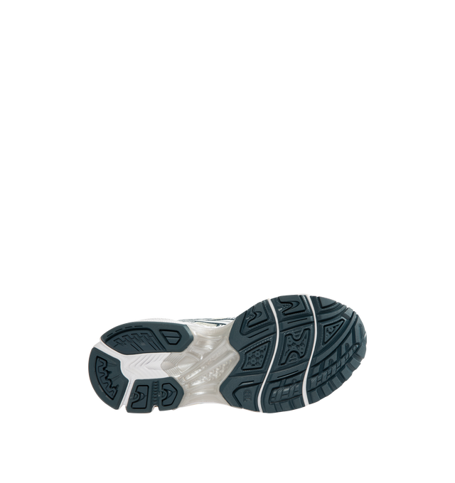 Image 4 of 5 - BLUE - Asics GEL-Kayano 14 Sneakers are lace-up style with rip-stop underlays, GEL cushioning, and TRUSSTIC support system. Unisex style in men's sizing.